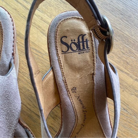 Sofft Maben Sandal Lilac Suede Size 8 EUC - Picture 6 of 15